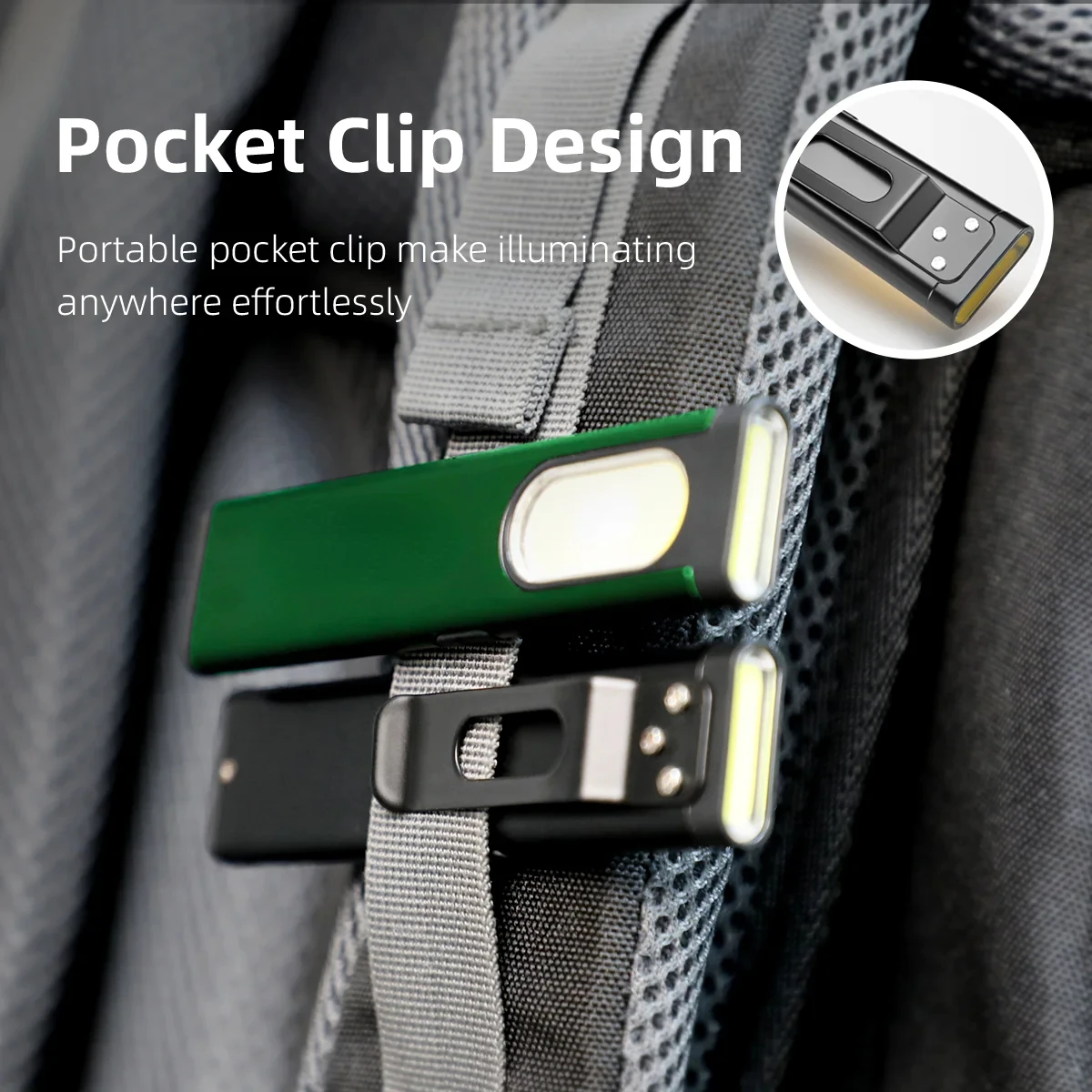 

Latest LED Keychain Flashlight 800Lm Portable Mini Torch Light Pocket Lantern Flood Work Light With Magnet