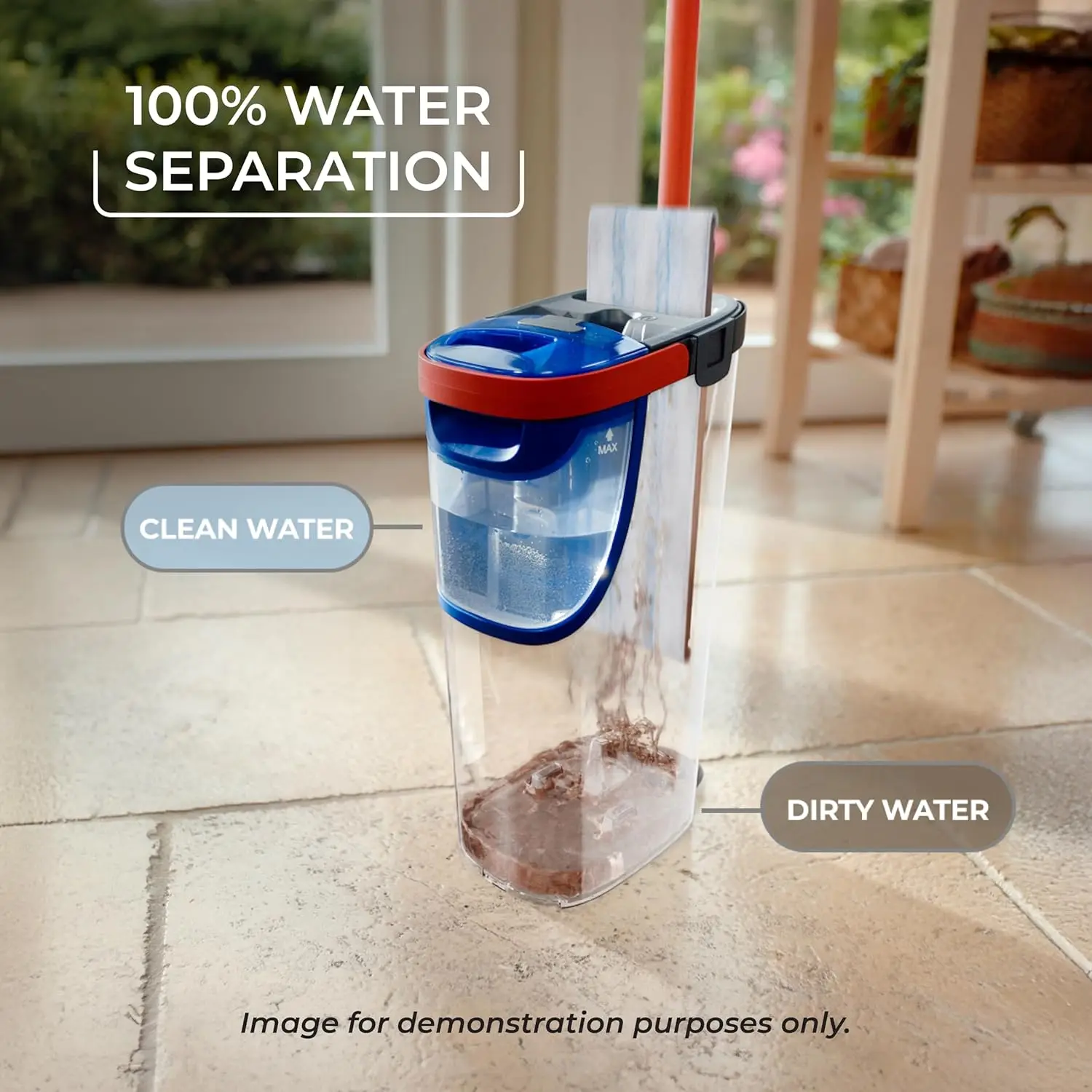 أداة التنظيف السريع لنظام الممسحة المسطحة H2prO |   تنظيف بالماء النظيف |   وسادة ممسحة من الألياف الدقيقة قابلة للغسل في الغسالة وإعادة الاستخدام | حار بيع