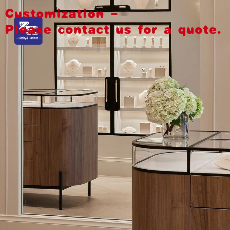 

custom.Elegant Jewelry showcase Display Cabinet Jewelry Display Jewelry Store Furniture