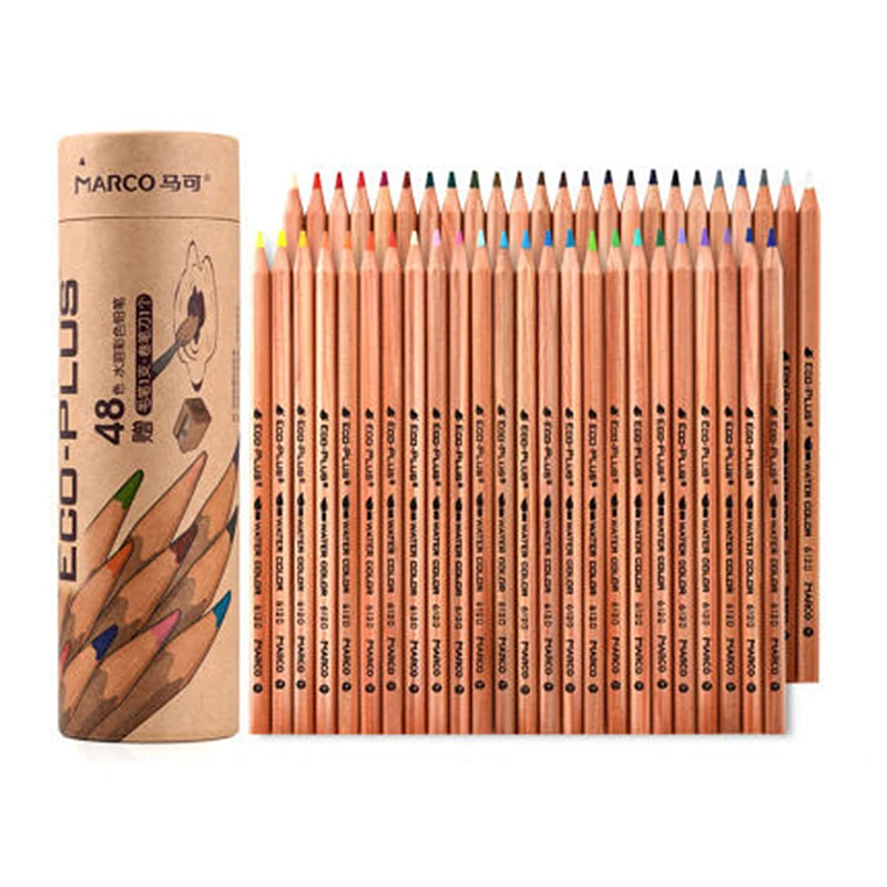 

24/36/48 Color Pencil Set Art Painting Wood Color Kids Kawaii Stationery Kit For School Drawing Sketch Art Design Colored Pencil