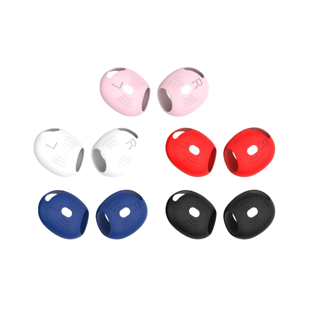 5 pair Silicone Tips For AirPods 4 Generation Ear Tips Anti Slip Cover Earplugs Ear Caps Anti Fall Anti Allergi Headphone Eartip