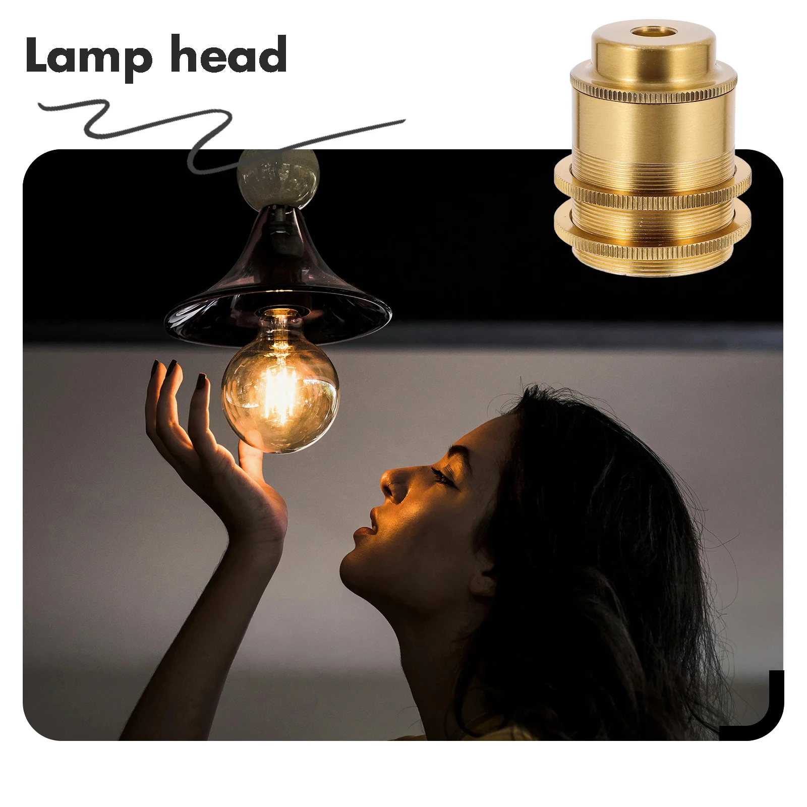 

Aluminum Lamp Base E27 Metal Light Socket Holder For Diy Pendant Ceiling Lamp Repair Outdoor Decor Bulb Socket Replacement