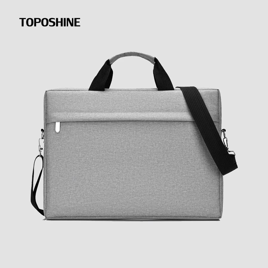 Toposhine Laptop Bag Sleeve Case Shoulder Handbag Notebook Pouch Briefcases For 14 15.6 inch Macbook Air Pro HP Huawei Asus Dell