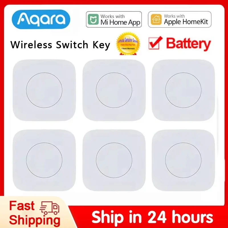 スマートワイヤレスミニスイッチキージグビー接続リモートワンキーコントロールボタンホームセキュリティmimhome homekit