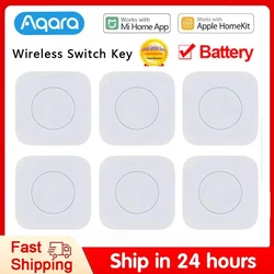 Aqara Sensor Smart Wireless Mini Switch Key Zigbee Connection Remote One Key Control Button Home Security Mihome Homekit