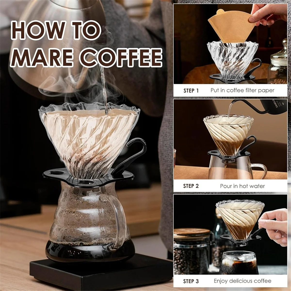N37R_Pour over Coffee Dripper Фильтр для кофе