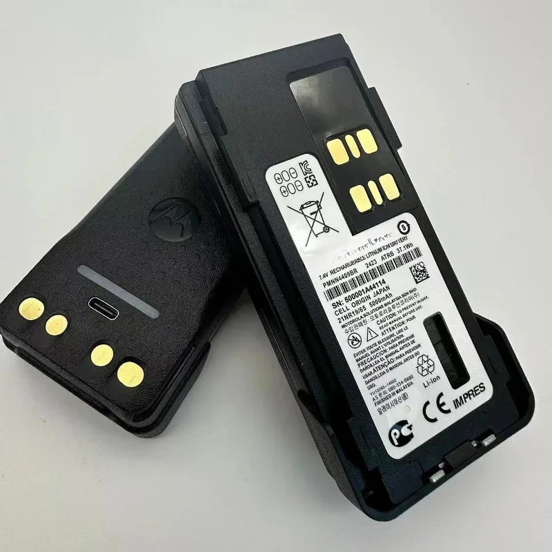 PMNN4009BR Battery for Motorola DP4801 P8668I XPR7350 XPR7380 XPR7550 GP338D DP2400E DP4000 XiR P8668 APX Two Way Radios 5000mAh