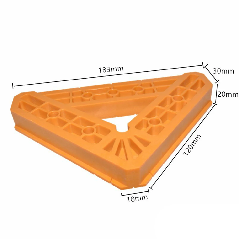 Angle-Specific Corner Clamp Kit for Wood Fabrication Tasks Including Cutting Drilling Gluing and Frame Construction