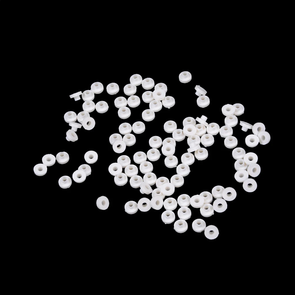 100pcs TO-3P TO-247 White Silicone particle Transistor Plastic Washer Insulation