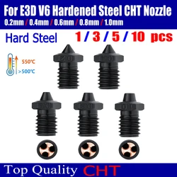 CHT Nozzle For E3D V6 Nozzle Hardened Steel High Flow 3d Printer Nozzle Clone CHT for Ender 3 Hotend Titan Extruder Prusa i3 MK3