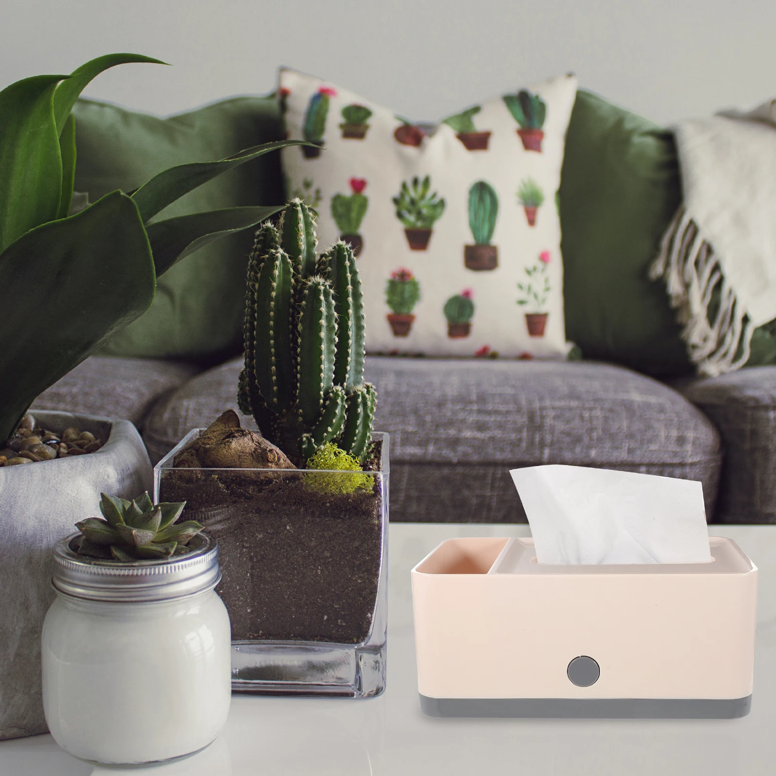 

Modern Spring Box Multi-Use Holder Decorative Tissue Container For Home Office Bathroom Napkin Holder Paper Tissue Organizer