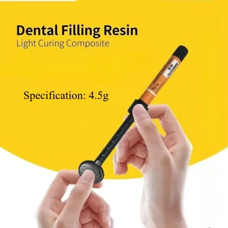 Dental Filling Repair Materials Composite Resin Polymer Based Photopolymerization Teeth Whitening Missing Tooth Crown Tools
