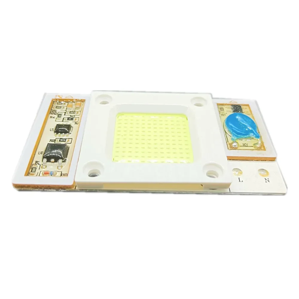 NEW Dimmable LED COB Lamp Chip 50W White/Warm White AC110V 220V Lnput Smart IC Driver Fit For DIY LED Floodlight Spotlight LED