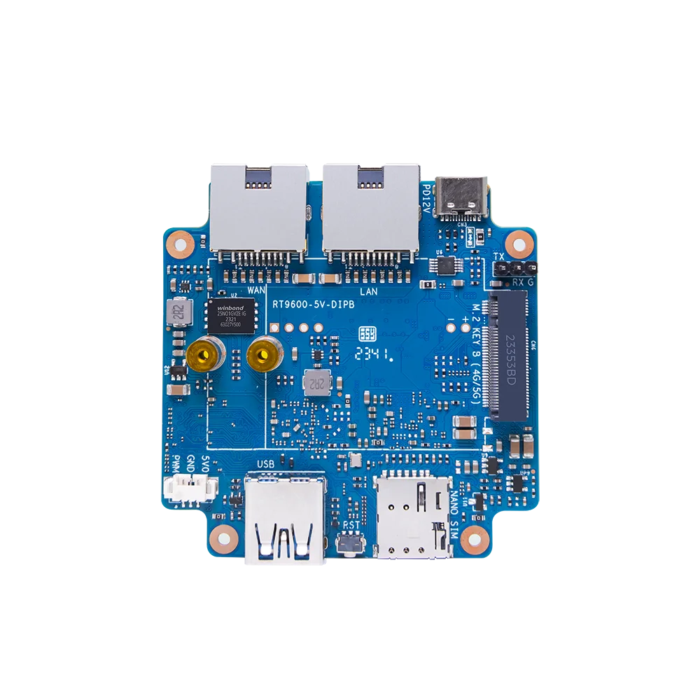 Banana Pi BPI-WiFi6 Mini Open Source Router Triductor TR6560 and TR5220 WIFI SOC Dual-core ARM Cortec A9 Processor Soft Router