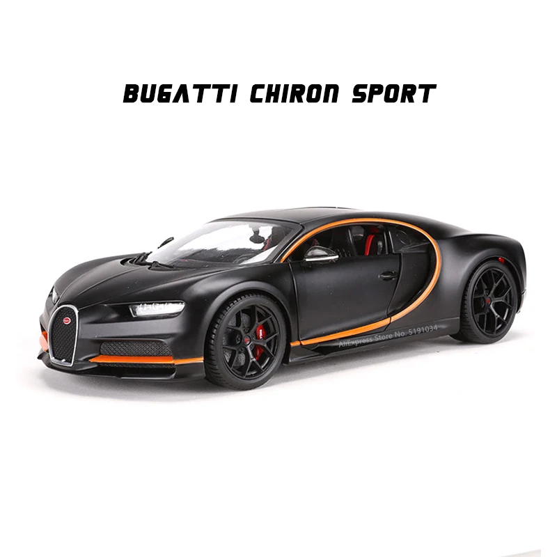 Bburago 1:18 nuovo stile Bugatti chiron sport lega modello simulazione decorazione auto collezione regalo giocattolo pressofusione modello ragazzo