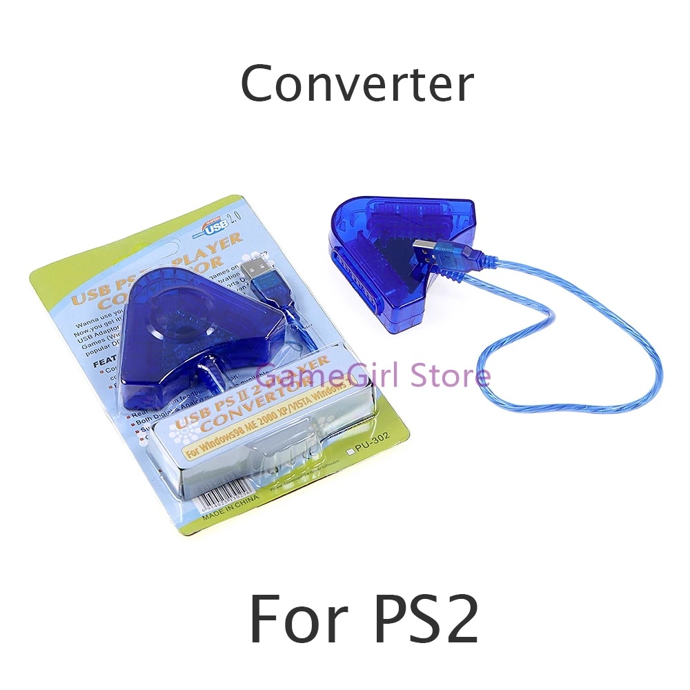 

10 шт. USB-адаптеров для геймпада PlayStation2, конвертер для подключения контроллера PS2 к ПК