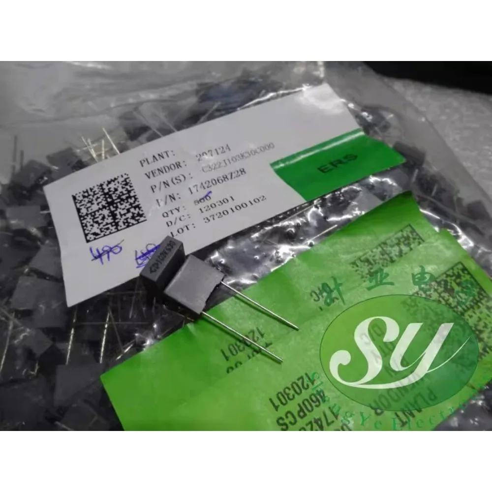 

20PCS 0.01uf/630v 10nf 103 brand-new 8mm film capacitor