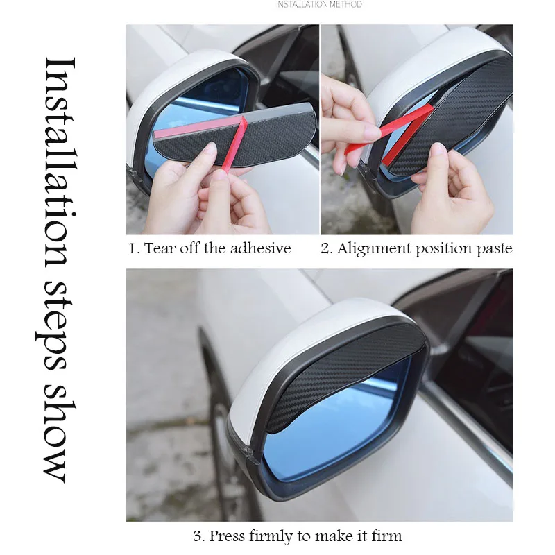 Car rearview mirror rain eyebrows are suitable for Cadillac Escalade XT5 XT6 BLS SRX CTS ATSL CT4 CT5 CT6 STS EXT XTS