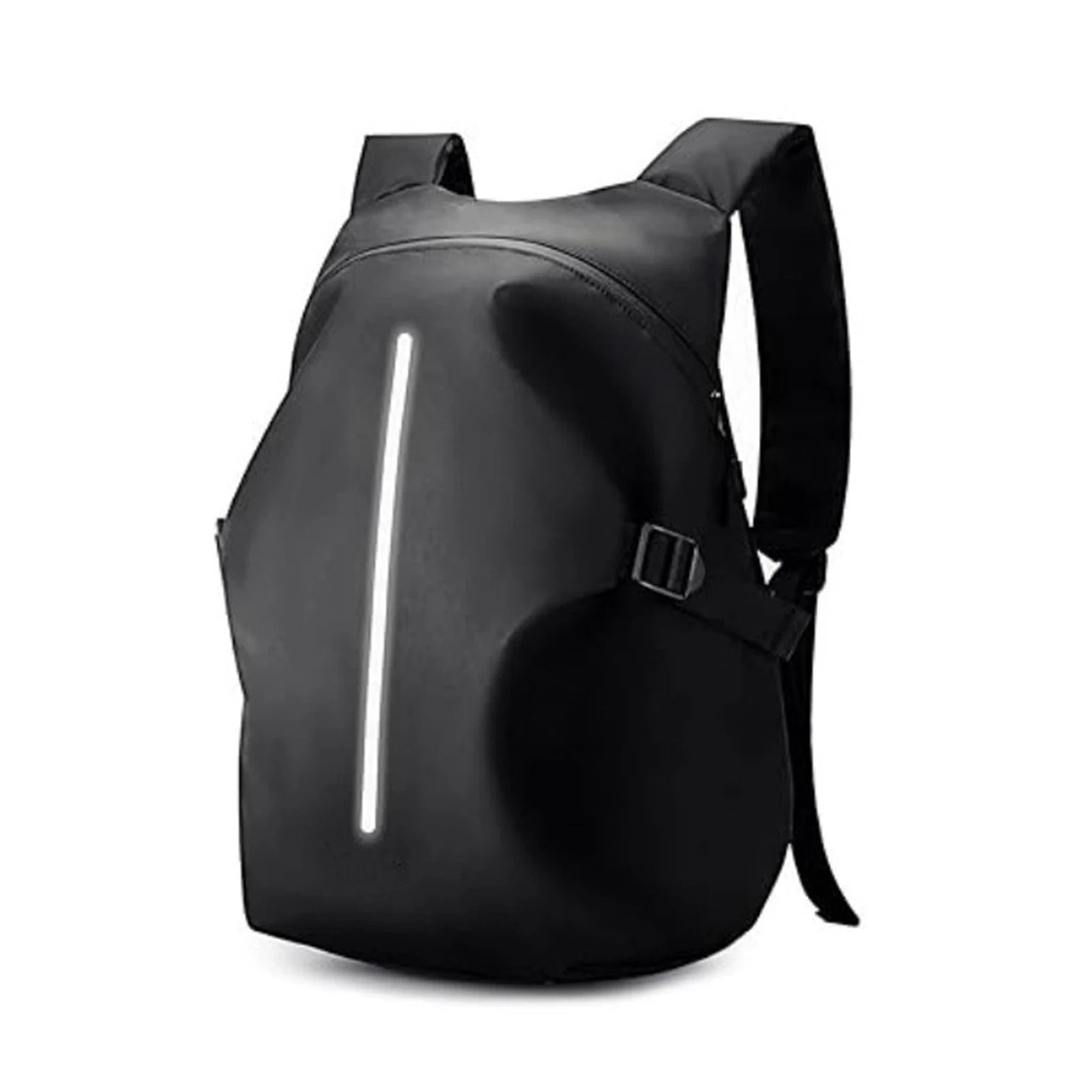 

Motorcycle Helmet Backpack Rainproof Reflective Large Capacity Durable Nylon Backpack for Men Riding Travel Sports