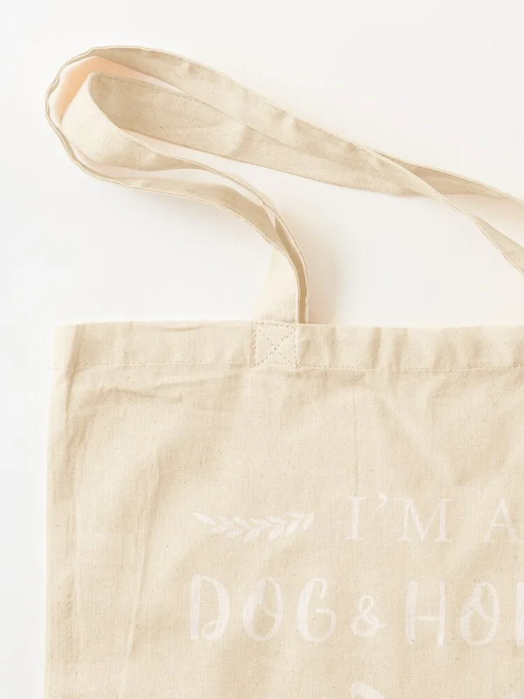 I'm A Dog And Horse Kind Of Girl Paw Print Borsa regalo a ferro di cavallo Borsa shoping borse shopper