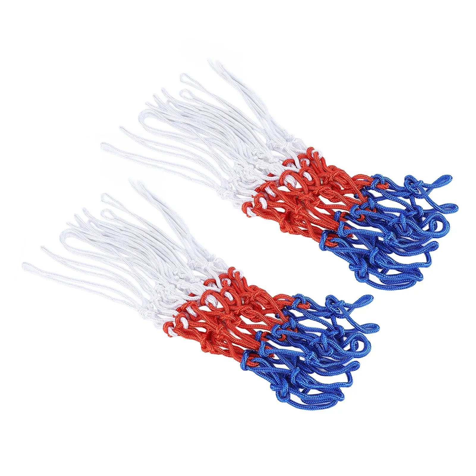 Substituição durável da rede de basquete resistente anti chicote fácil instalação poliéster compatível com todos os couros