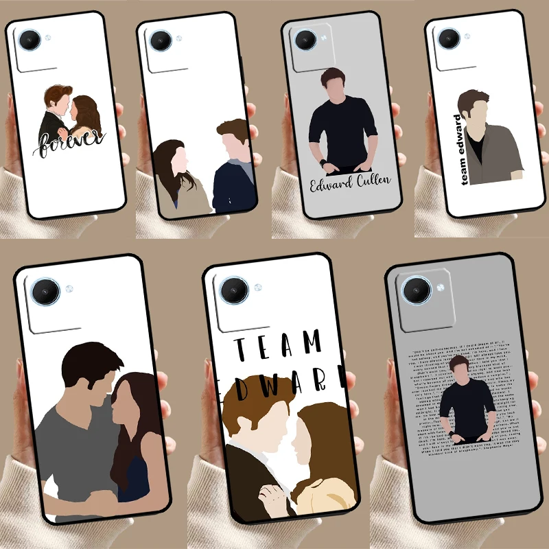 Twilight Edward Cullen Bella For Realme C51 C31 C67 C55 C53 C35 C33 C30 C21Y C25s 9 10 11 12 Pro Plus GT Neo 5 6 Case