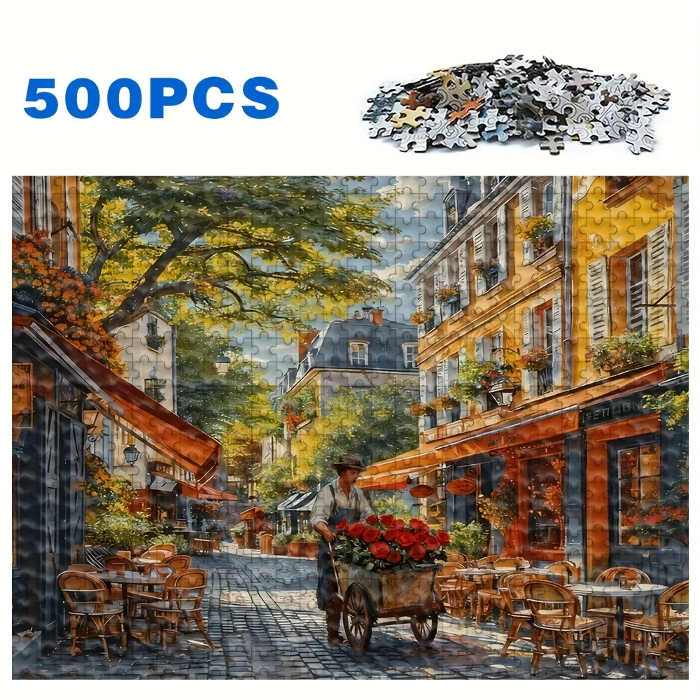 500/1000ピース 大人向けパズル、高品質でリラックスできるファミリーゲーム、誕生日、クリスマス、ハロウィン、ギフトに最適、ベストチョイス