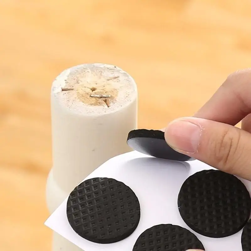 5 Packs Self Adhesive Furniture Leg Feet Non Slip Rug Felt Pads Anti Slip Mat Soft Close Fittings