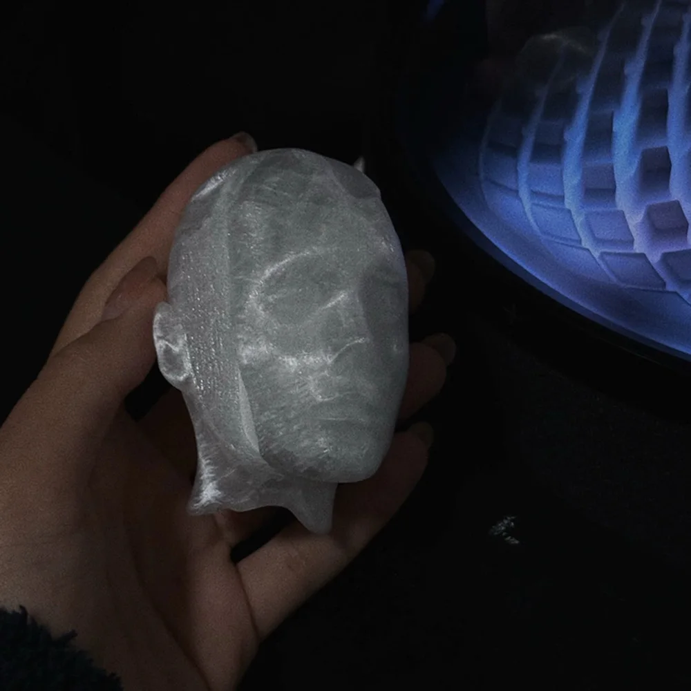 Frozen Statue Headphone Case Glacier White Art Headphone Storage Protective Cover Suitable for Airpods Pro/Pro2/Pro3/4 view 2