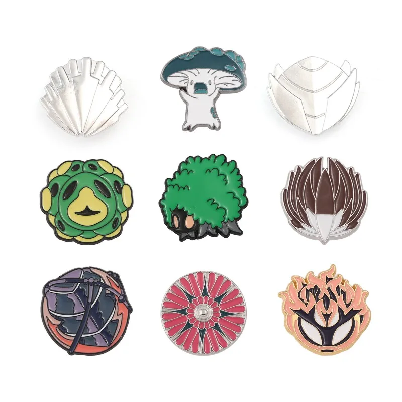 Hollow Knight Alloy Drip Oil Enamel Brooch Badges Decorative Lapel Pins for Backpack Clothing Game Themed Collection Gift view 2