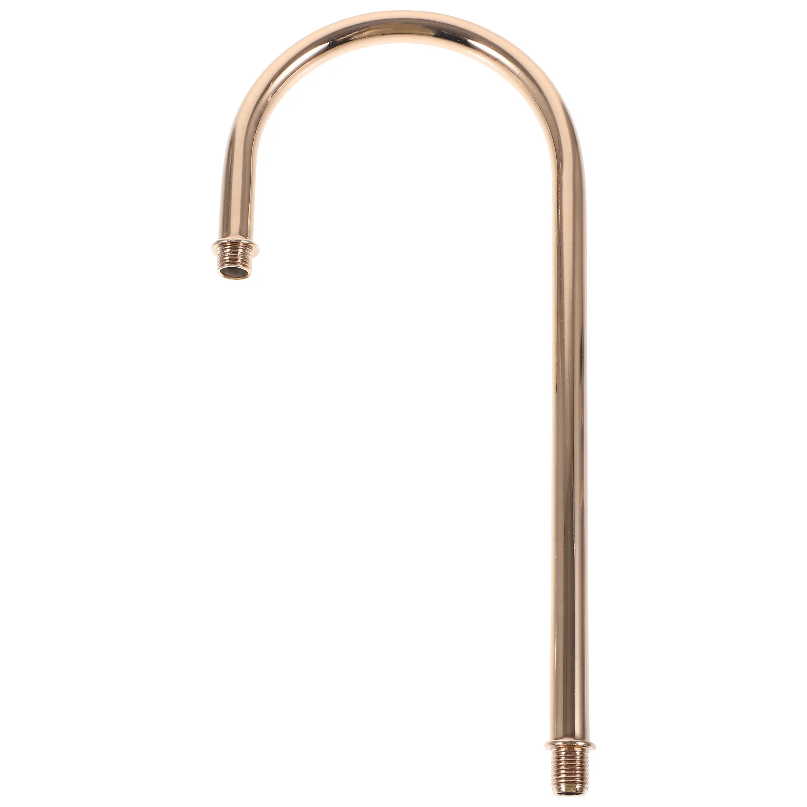 อุปกรณ์เสริมหลอดไฟติดผนังแบบโค้ง 215 มม. สีทองฝรั่งเศส เกลียว M10 อะไหล่โคมไฟ ก้านโค้ง ตัวต่อรางดาวน์โรด ดีไซน์ทันสมัย แข็งแรง