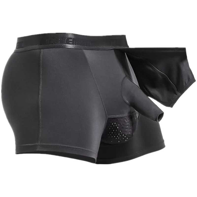 Ropa interior para hombre, Boxers de Modal, pantalones cortos para hombre, bragas push-up, bolsa de separación de balas transpirable, calzoncillos