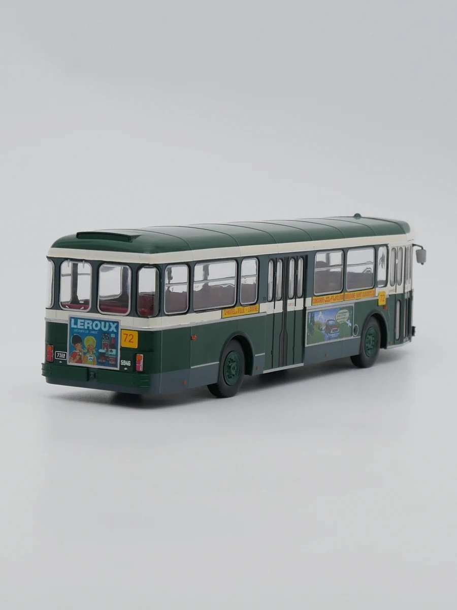 Diecast Ixo Scala 1:43 Renault Saviem SC10 Renault Saviem Bus Francese Bus Modello di Auto In Lega Modello di Auto Da Collezione Giocattolo Regalo Souvenir