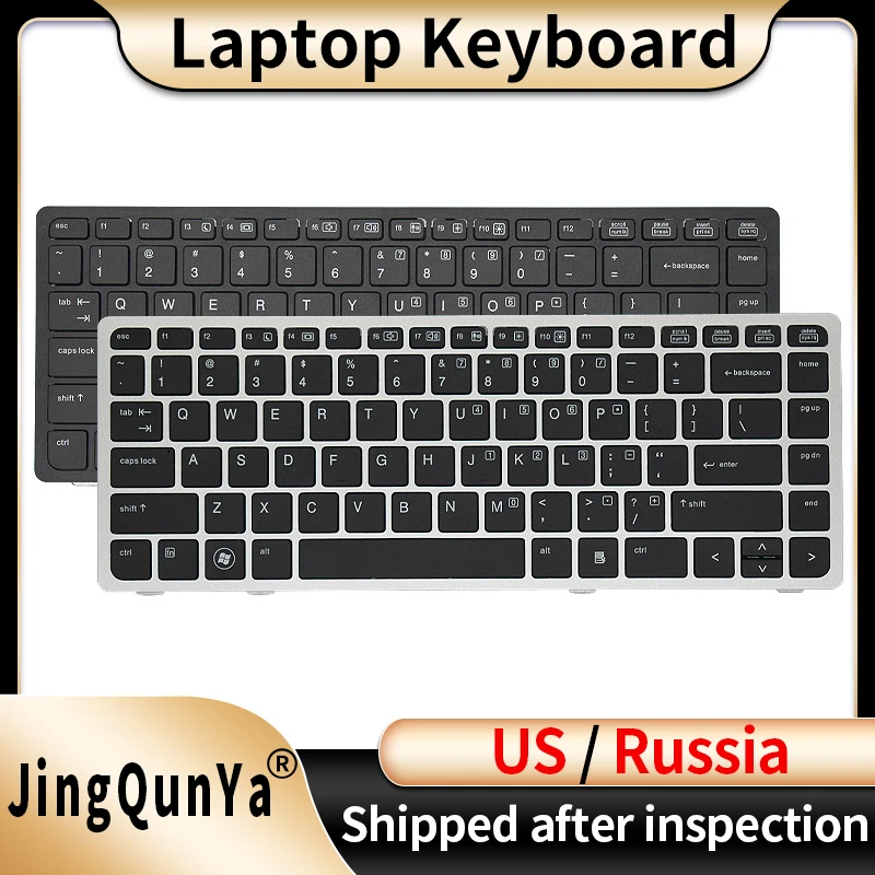 

US/RU/Russian Laptop Keyboard For HP EliteBook 8460P 8460W 8470P 8470W 6460B 6470B Replacement