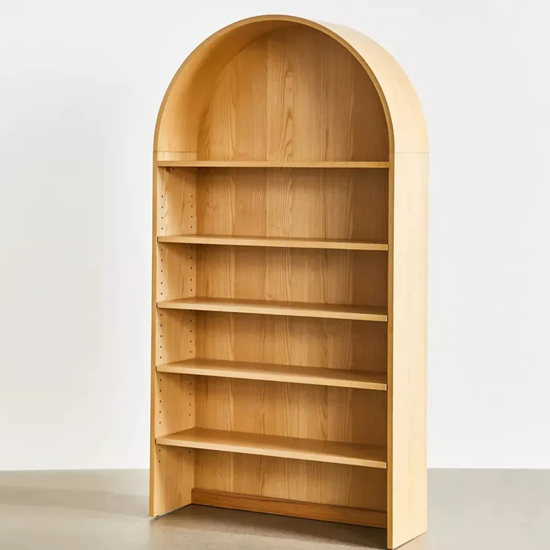 Arched solid wood storage locker