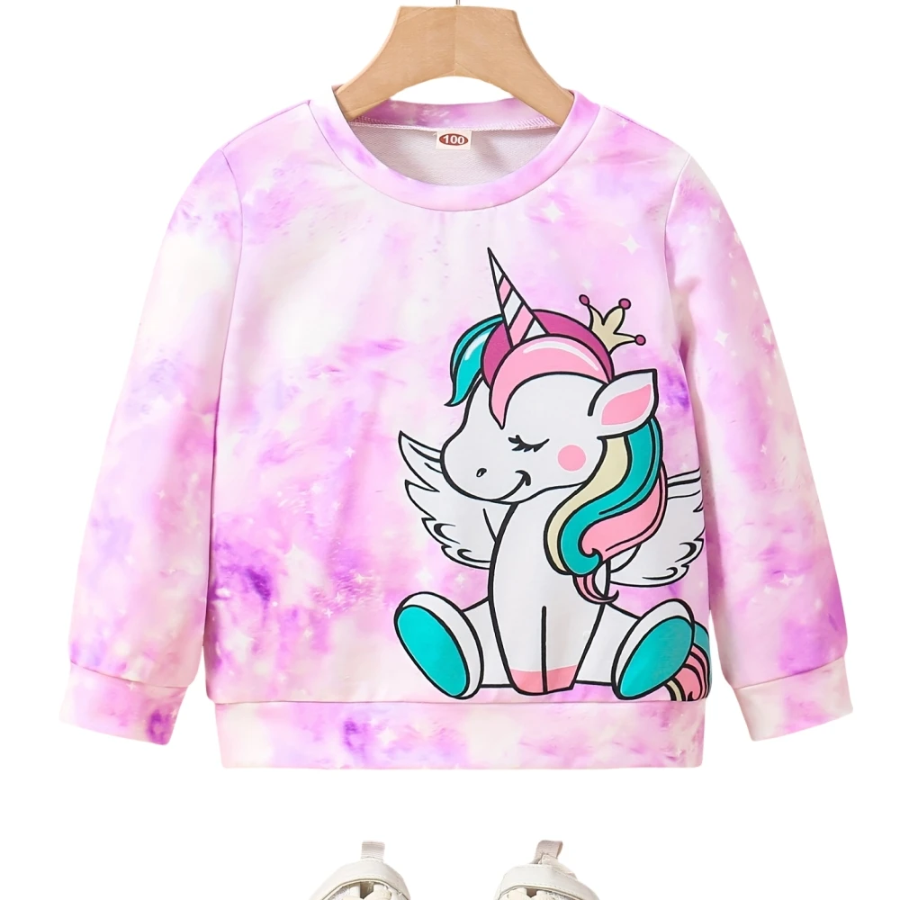 

Kids Clothes Girls Hoodies Long Sleeve Cute Unicorn Pullover Top for Girls Casual Outdoor Fashion Child Sweatshirt Girl Outfits