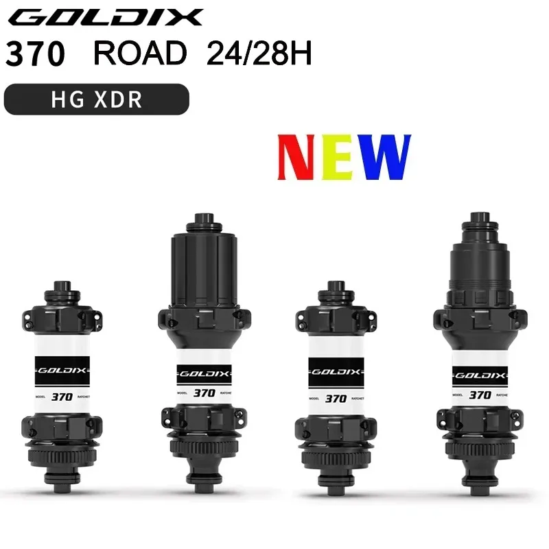 

GOLDIX NEW R370 HG XDR Диск с центральным замком 24/28 отверстий Колючее колесо 36T Прямые спицы Дорожная гравийная ступица велосипедного колеса Подходит