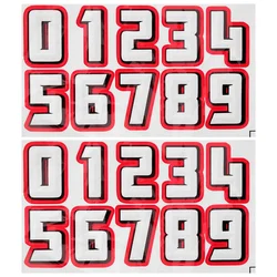 Football Decals Number for Helmets Sticker Hockey Stickers Labels Posters Softball