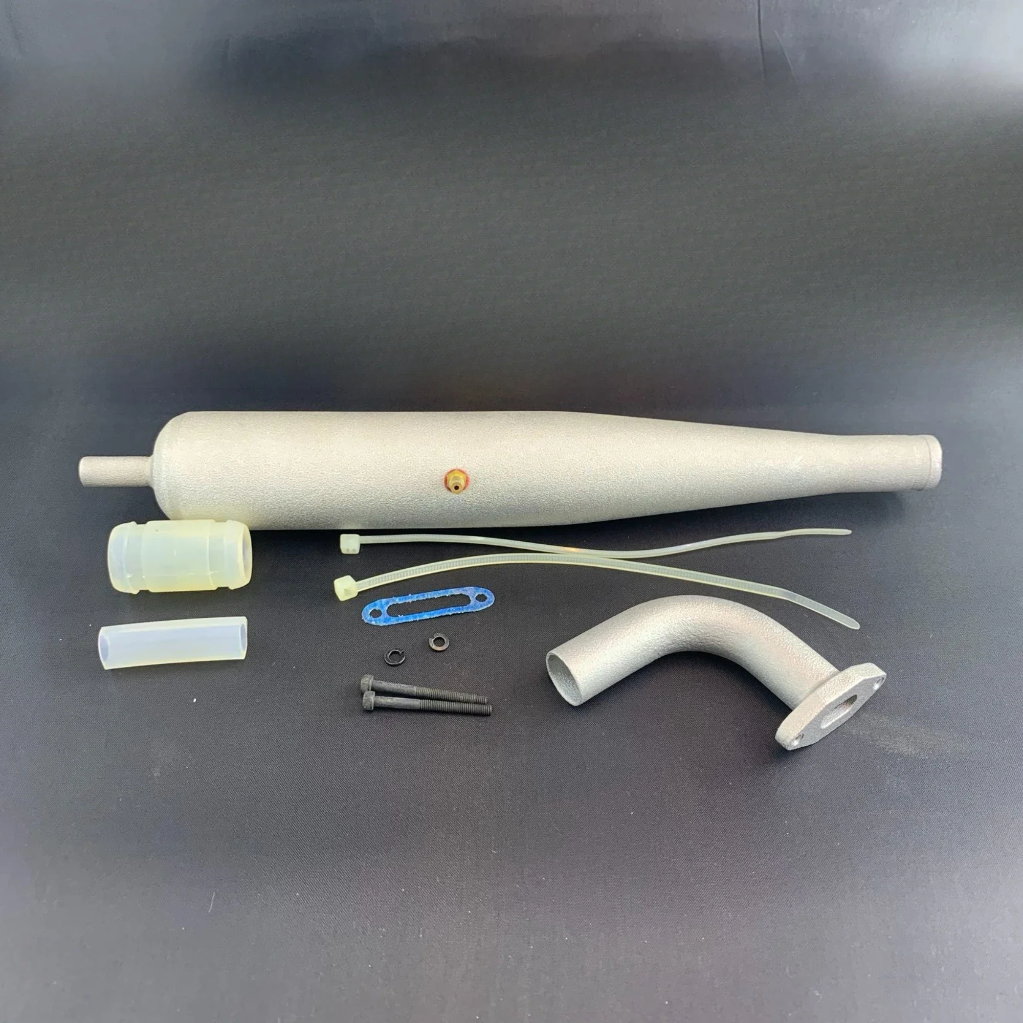 NF Miniature Methanol Engine Exhaust Pipe 15 Class 18 Class Marine Engine Muffler Long Engine Smokestack Aluminum Accessories