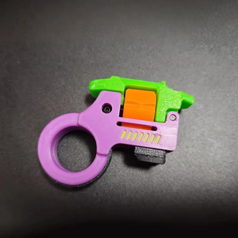 Rolo magnético, cartão de pressão, anel de parágrafo, catraca, pistola de ejeção, edc, alívio do estresse, brinquedo, controle deslizante mecânico, placa de empurrar