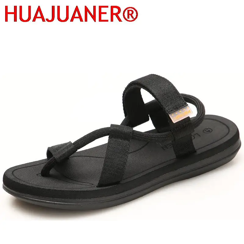 Flip Flops Slip On Flats Slippers Slides Sandals Men Sandalias Hombre Gladiator Casual Sandals Rope Male Summer Roman Beach Shoe