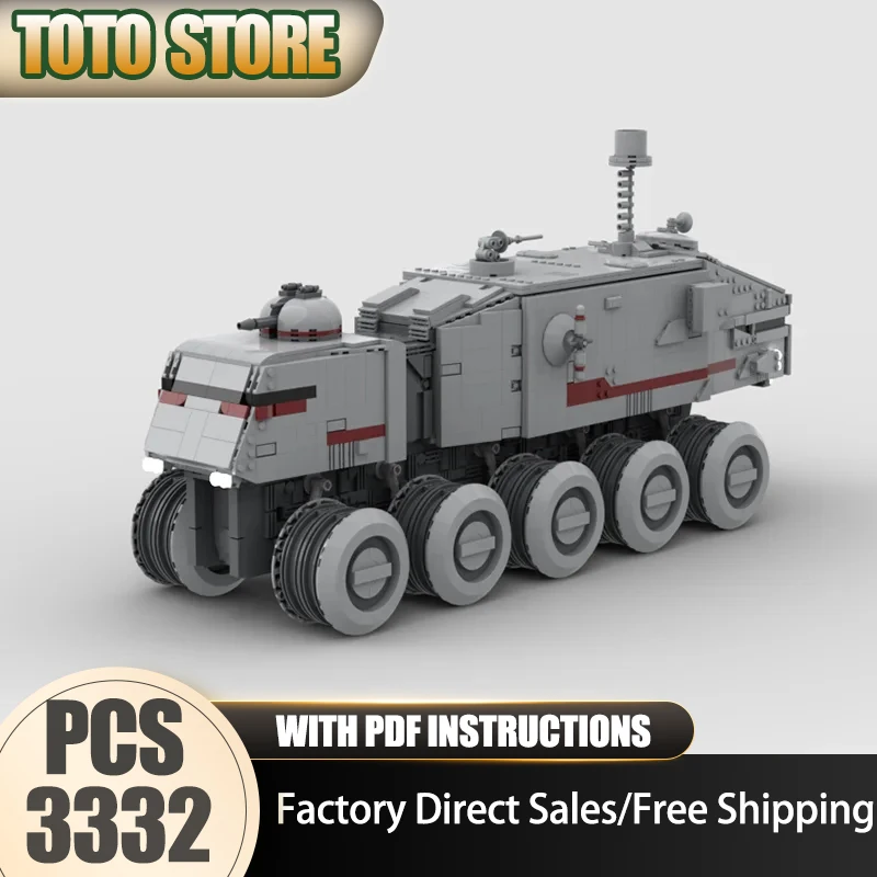 

Moc Building Bricks HAVw A6 Juggernaut Trank Модель Технология Модульный Популярный Звездный Фильм Блок Рождественские Игрушки DIY Праздничные Подарки