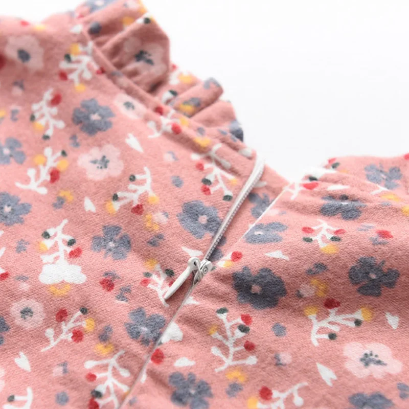 Bär Führer Neue Herbst Mädchen Kleid Frühling Kinder Prinzessin Kleid Casual Blumen Kostüme Kinder Kleidung Blumen Kleider 2-8 Jahre – Detail 5