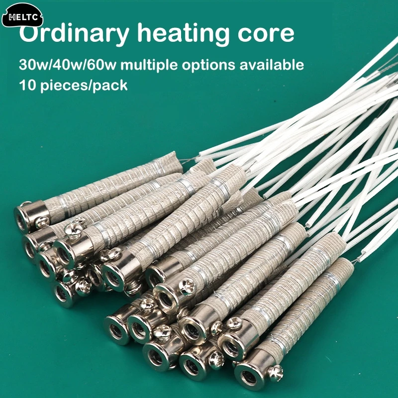 New 220V 30/40/60W Universal Electric Soldering Iron Core Heating Element Replacement Welding Tool Mica Externally Heating Core