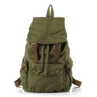 Fashion Backpacks Leather High Quality Shoulder Bags Men/Women Backpack School Bag New Unisex Rucksack Casual Canvas Travel Bags