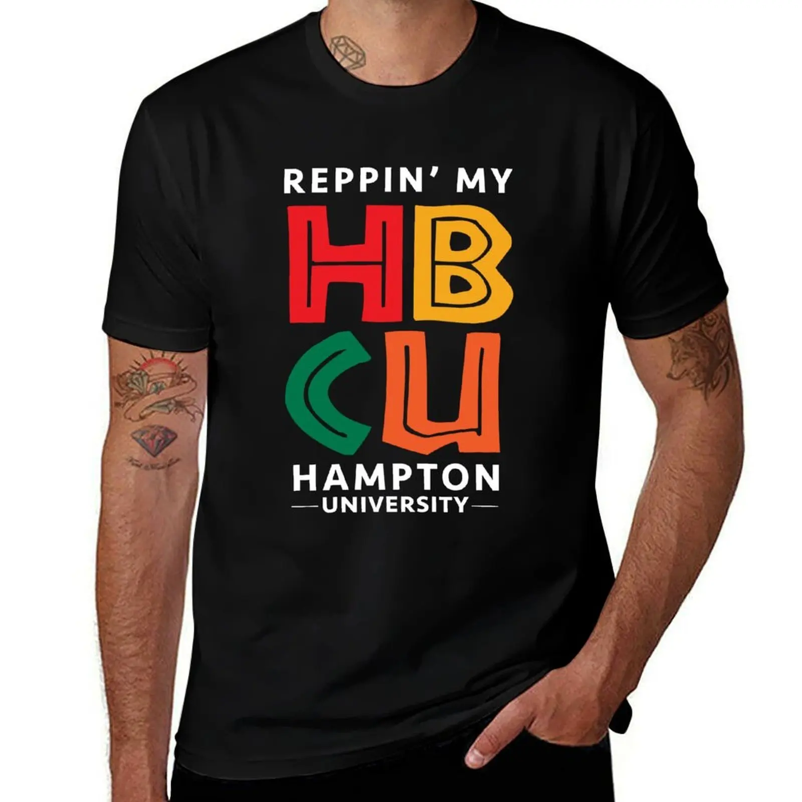 Hampton University T-Shirt Plus Size All Match Tee Shirt T-Shirt