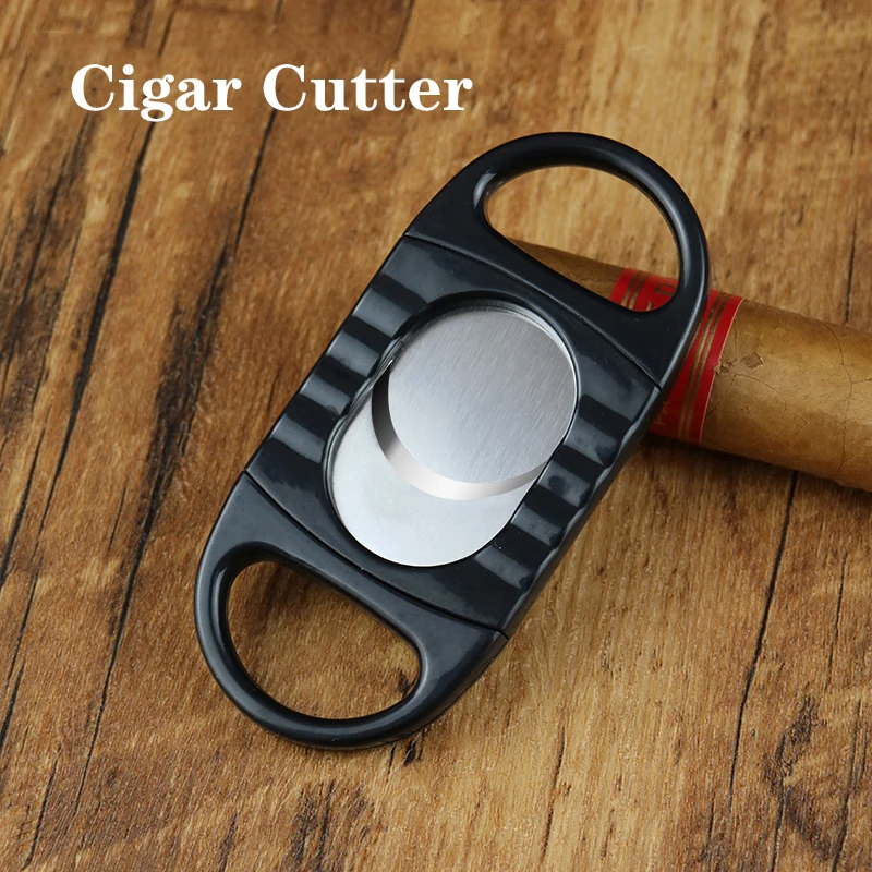 Stainless Steel Cigar Cutter, Sharp Sigaar Cutting Tool, Cigar Guillotine, Pocket Cigar Accessories, New, 2022