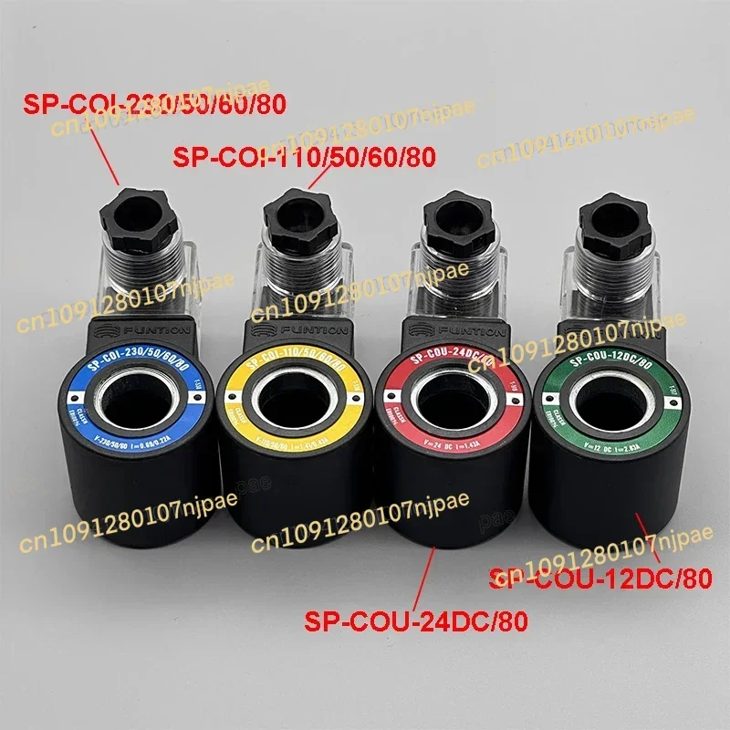 

Катушка электромагнитного клапана ATOS SP-COU-24DC/80 SP-COU-12DC/80, внутренний диаметр, высота 18 мм, 39 мм SP-COI-230/50/60/80 SP-COI-110/50/60/80