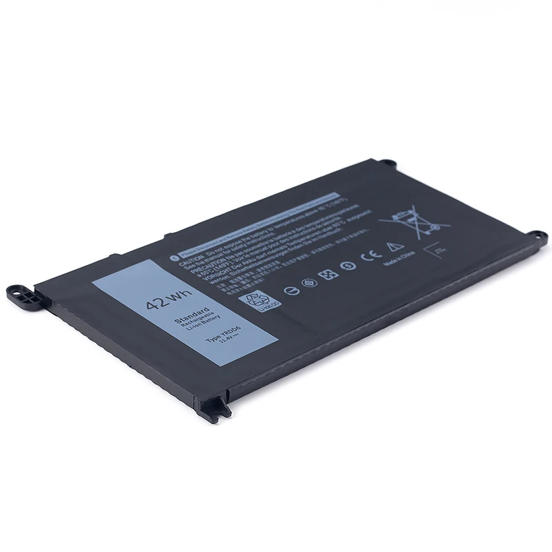 YRDD6-Battery ทดแทนสำหรับ Dell Inspiron, 42Wh, P61F, 15, P85F, 11.4V, 5584, 3581, 3582, 3584, 3593, 3780, 3781, 5493, 5590