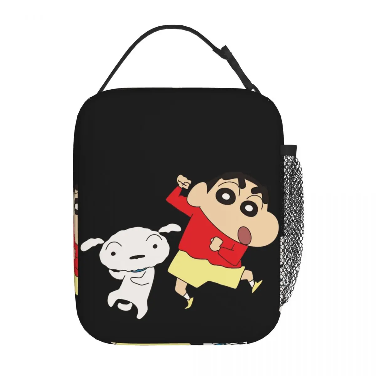 Dances Shin-chans And Shiro Insulated Lunch Bag Thermal Meal Container Large Lunch Box Tote Food Storage Bags School Outdoor